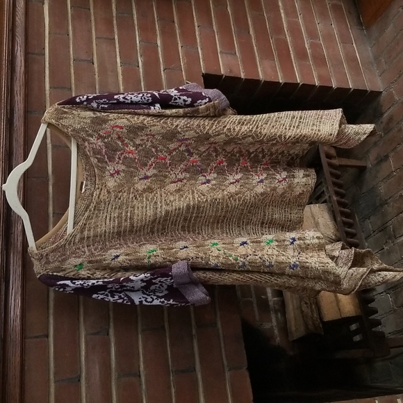 Free People Sweaters - Free People, XL, oversized, multi colored sweater.